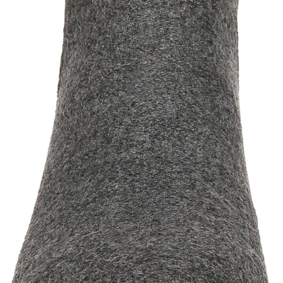 New Women's Charcoal Wool Chelsea Boots Ankle  Synthetic Rubber - Picture 2 of 9